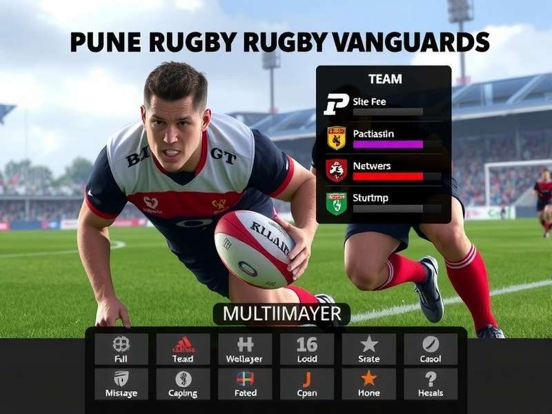 Pune Rugby Vanguards multiplayer competition screen